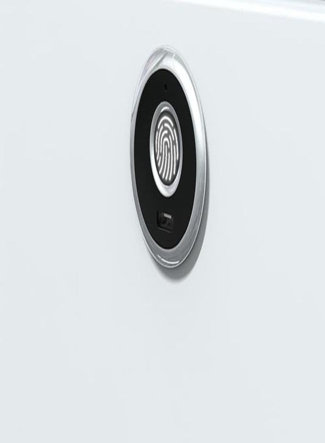 ARUZEN Premium Fingerprint|Biometric Wardrobe Lock for Cabinets, Wardrobe & Almirah for Home & Office | Finish- Ivory | Material - Zinc (Fingerprint Lock) - Image 2